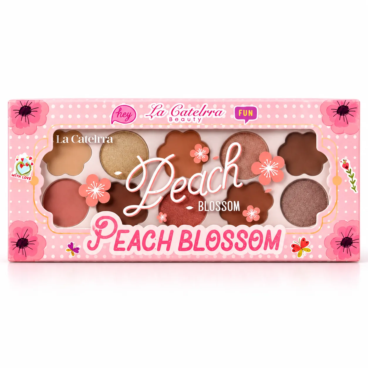Paleta de sombras peach Blossom - Nido Pastel